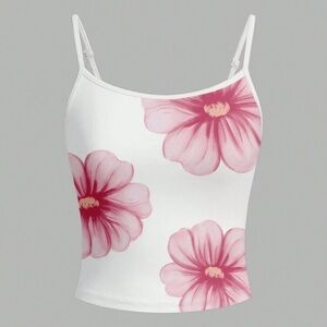 Flower Summer Crop Top